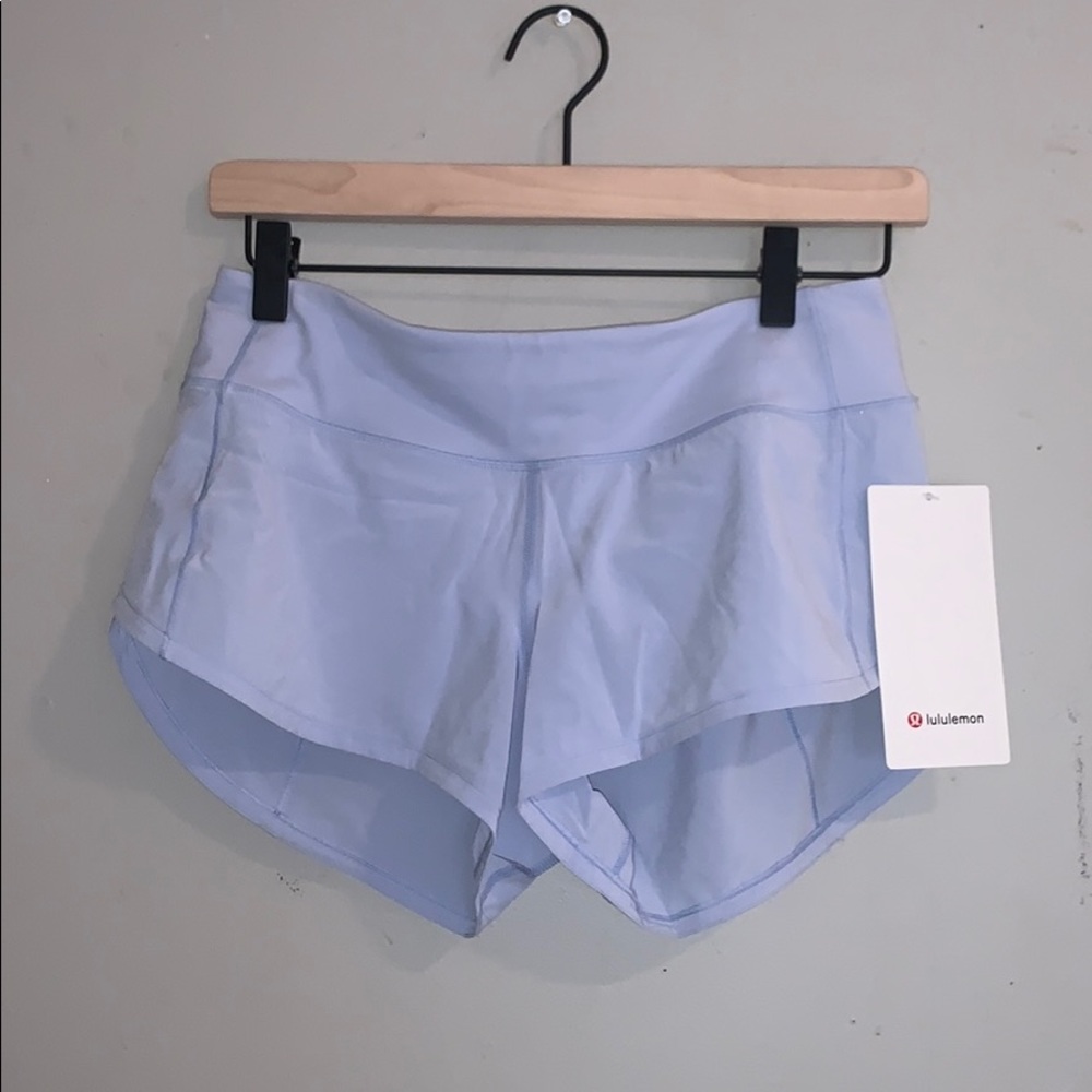 NWT light blue Speed Up LR shorts 2.5 lined